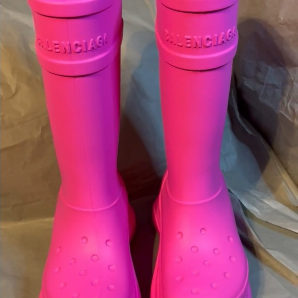 Brand new Balencigia  x Croc boots